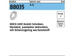 200 x HEICO-LOCK Kombischeiben HKS-12S Edelstahl A4