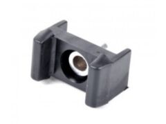 Kunststoff Gitterzaunklemme schwarz - mit Blindnietmutter