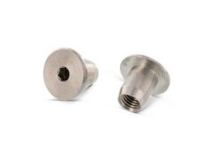 Hülsenmutter mit Flachkopf und Innensechskant, Edelstahl A1 - M12 x 18