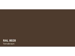 Farbpulver RAL 8028 Terrabraun Glatt matt