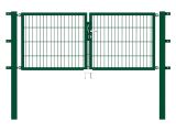 Stabgitter Doppeltor - Grün - Breite 4000 x...