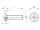 1000 x Flachrundkopfschrauben Innensechskant, Vollgewinde ISO 7380-2 A4 M 2X8/8