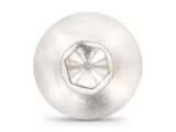 1000 x Flachrundkopfschrauben Innensechsrund, Vollgewinde ISO 7380-1 A2 M 2,5X14/14 TX8