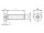 1000 x Flachrundkopfschrauben Innensechsrund, Vollgewinde ISO 7380-1 A2 M 2,5X14/14 TX8