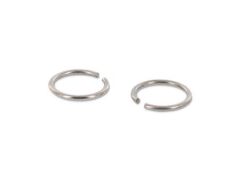 500 x Runddraht-Sprengringe für Wellen DIN 9925  1.4310  20