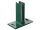 Pfostenträger für Zaunpfosten 60x40 zum aufschrauben - Grün