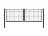 Stabgitter Doppeltor - Anthrazit - Breite 3000 x...