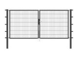 Stabgitter Doppeltor - Anthrazit - Breite 3000 x...