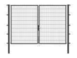 Stabgitter Doppeltor - Anthrazit - Breite 3000 x...