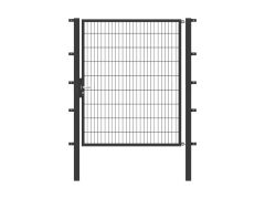 Stabgitter Einzeltor - Anthrazit - Breite 1500 x Höhe 1800mm