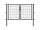 Stabgitter Doppeltor - Anthrazit - Breite 2000 x Höhe 1200mm
