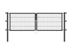 Stabgitter Doppeltor - Anthrazit - Breite 2500 x Höhe 800mm