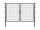 Stabgitter Doppeltor - Anthrazit - Breite 2500 x Höhe 1600mm