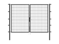 Stabgitter Doppeltor - Anthrazit - Breite 2500 x Höhe 1800mm