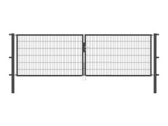Stabgitter Doppeltor - Anthrazit - Breite 4000 x Höhe 1200mm