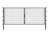 Stabgitter Doppeltor - Anthrazit - Breite 4000 x...
