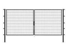 Stabgitter Doppeltor - Anthrazit - Breite 4000 x Höhe 1800mm