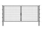 Stabgitter Doppeltor - Anthrazit - Breite 4000 x...