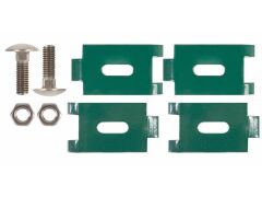 2 Stück Mattenverbinder / Eckverbinder - Grün