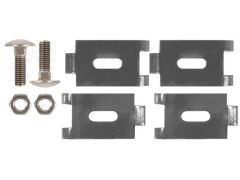 2 Stück Mattenverbinder / Eckverbinder - Anthrazit