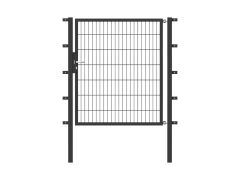Stabgitter Einzeltor - Anthrazit - Breite 1250 x Höhe 1400mm