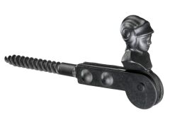 Feststeller für Fensterläden Frauenkopf Schwarz - 120mm lang