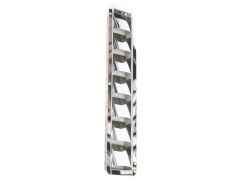 Lüftungsblech Edelstahl A4 327x113mm, 6 Schlitze