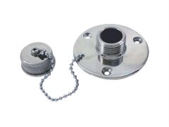 Wasserauslass Edelstahl A4 70mm