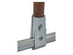 Flaggenstockhalter für Reling Edelstahl A4 für Rohr 25mm