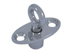 Augverschluss versenkt Edelstahl A4 44x22mm