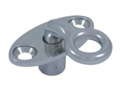 Augverschluss versenkt, 90° Edelstahl A4 44x22mm