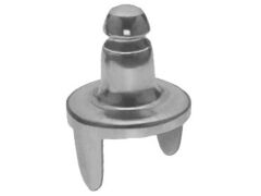 Lift-The-DOT Unteres Teil für Stoffe Messing vernickelt Zapfen 4,3mm