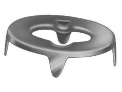 DOT-Common-Sense Öse für Stoffe Messing vernickelt Zapfen 9,8mm