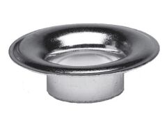 DOT-Öse Nr.3 Messing vernickelt 7,3mm, Schaftlänge 5,3mm