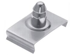 Lift-The-DOT Unteres Teil für Windschutzscheibe Messing vernickelt 7/8" (22,2mm)