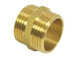 Doppelgewindestück mit Außengewinde Messing 1...