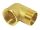 Rohrbogen mit Innen-/Außengewinde, 90° Messing 1 1/4"
