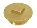 Stopfen mit Außengewinde Messing 1/4"