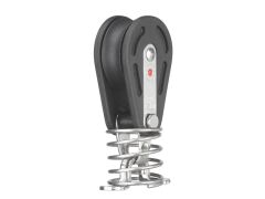 Sprenger Block 10mm mit Kugellager A2/Kunststoff mit Fenderöse und Feder