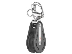 Sprenger Block 12mm mit Kugellager A2/Kunststoff mit Schnappschäkel