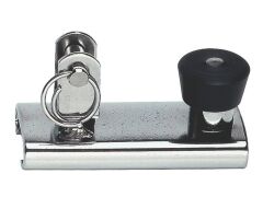 Sprenger Genuaschlitten mit Gabelkopf Edelstahl A2 für Schiene 25x4mm, Bolzen 6mm