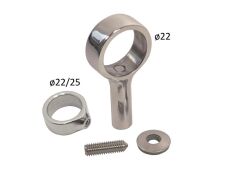 Rohrstütze für Spritzkappenhandlauf Edelstahl A4 für Rohr 25mm