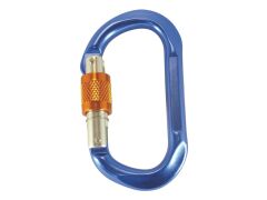 Alu-Karabinerhaken mit Sicherungsmutter Alu 12x113mm