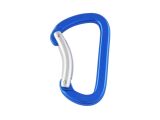 Alu-Karabinerhaken Alu 11x100mm Blau