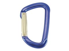 Alu-Karabinerhaken Alu 12x112mm Blau