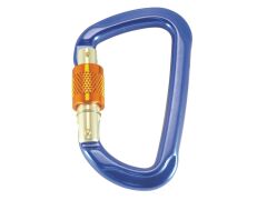 Alu-Karabinerhaken mit Sicherungsmutter Alu 12x112mm