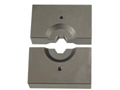 Pressbacken für Terminals Stahl 5mm (für Terminaldurchmesser 9,0mm)