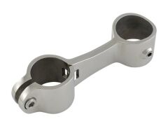 Handlaufhalter Mittelstück Edelstahl A4 für Rohr 25mm