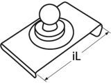 Loxx Unterteil f&uuml;r Windschutzscheibe C1 3/4&quot; (19,1mm)