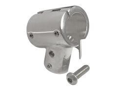 T-Stück geteilt, 60° Edelstahl A4 für Rohr 22mm